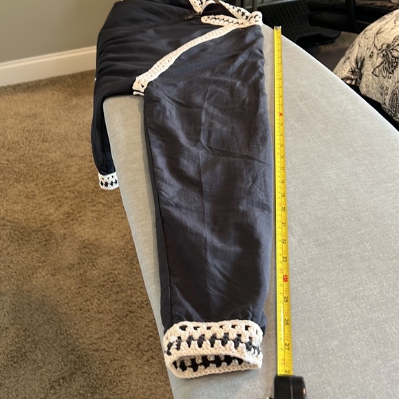 Free People Crochet Inset Baseball Bomber - Picture 13 of 13